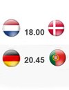 Нидерланды - Дания Германия - Португалия (официальная фан зона Евро-2012)