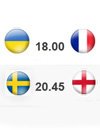 Украина - Франция Швеция - Англия (официальная фан зона Евро-2012)